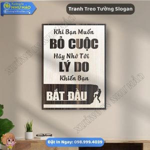 Tranh Treo Tường Slogan Độc Đáo Thiết Kế Theo Yêu Cầu - Xưởng Sản Xuất Như Hảo Mang Lại Giải Pháp Động Lực Tuyệt Vời Cho Văn Phòng Công Ty