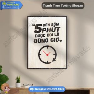 Tranh Slogan Treo Tường - Giải Pháp Trang Trí Tạo Động Lực Làm Việc Cho Văn Phòng Hiện Đại
