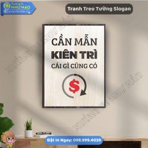 Tranh Slogan Treo Tường - Giải Pháp Trang Trí Tạo Động Lực Làm Việc Cho Văn Phòng Hiện Đại