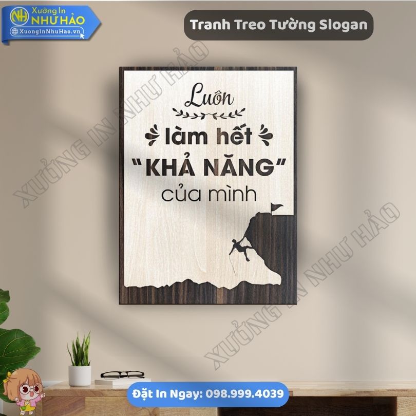 Tranh Treo Tuong Slogan 52 Tranh Slogan Treo Tường - Giải Pháp Trang Trí Tạo Động Lực Làm Việc Cho Văn Phòng Hiện Đại