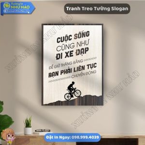 Đặt Tranh Treo Tường Slogan Theo Yêu Cầu Đẹp Cho Văn Phòng Tại Như Hảo - Tranh Khẩu Hiệu Văn Phòng