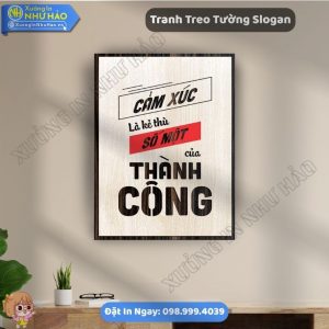 Đặt Tranh Treo Tường Slogan Theo Yêu Cầu Đẹp Cho Văn Phòng Tại Như Hảo - Tranh Khẩu Hiệu Văn Phòng