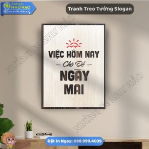 Tranh Treo Tường Slogan Độc Đáo Thiết Kế Theo Yêu Cầu - Xưởng Sản Xuất Như Hảo Mang Lại Giải Pháp Động Lực Tuyệt Vời Cho Văn Phòng Công Ty