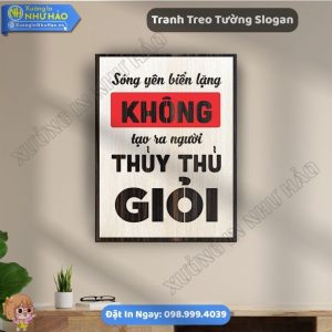 In Tranh Slogan Treo Văn Phòng Theo Yêu Cầu Chất Lượng Cao Bền Đẹp Giá Tốt Nhất Tại Xưởng Tranh Gỗ Như Hảo