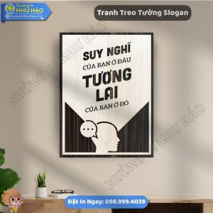 Tranh Động Lực Làm Việc Treo Văn Phòng Theo Yêu Cầu Đẹp Bền Giá Tại Xưởng In Như Hảo