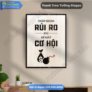 Tranh Động Lực Làm Việc Treo Văn Phòng Theo Yêu Cầu Đẹp Bền Giá Tại Xưởng In Như Hảo