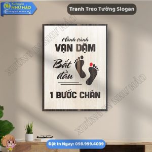 Tranh Gỗ Decor Treo Tường Cao Cấp Thúc Đẩy Năng Suất Làm Việc Tại Xưởng In Như Hảo