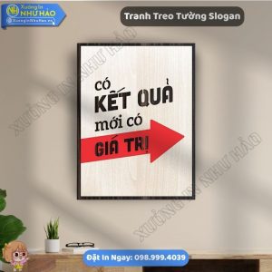 Tranh Động Lực Làm Việc Treo Văn Phòng Theo Yêu Cầu Đẹp Bền Giá Tại Xưởng In Như Hảo