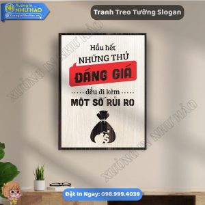 In Tranh Slogan Treo Văn Phòng Theo Yêu Cầu Chất Lượng Cao Bền Đẹp Giá Tốt Nhất Tại Xưởng Tranh Gỗ Như Hảo