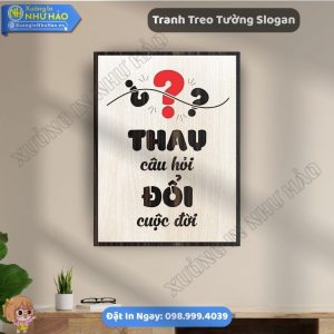 In Tranh Slogan Treo Văn Phòng Theo Yêu Cầu Chất Lượng Cao Bền Đẹp Giá Tốt Nhất Tại Xưởng Tranh Gỗ Như Hảo