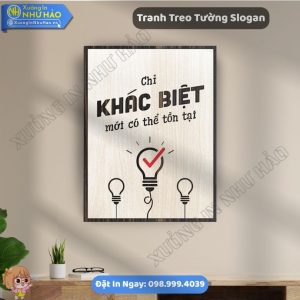 In Tranh Slogan Treo Văn Phòng Theo Yêu Cầu Chất Lượng Cao Bền Đẹp Giá Tốt Nhất Tại Xưởng Tranh Gỗ Như Hảo