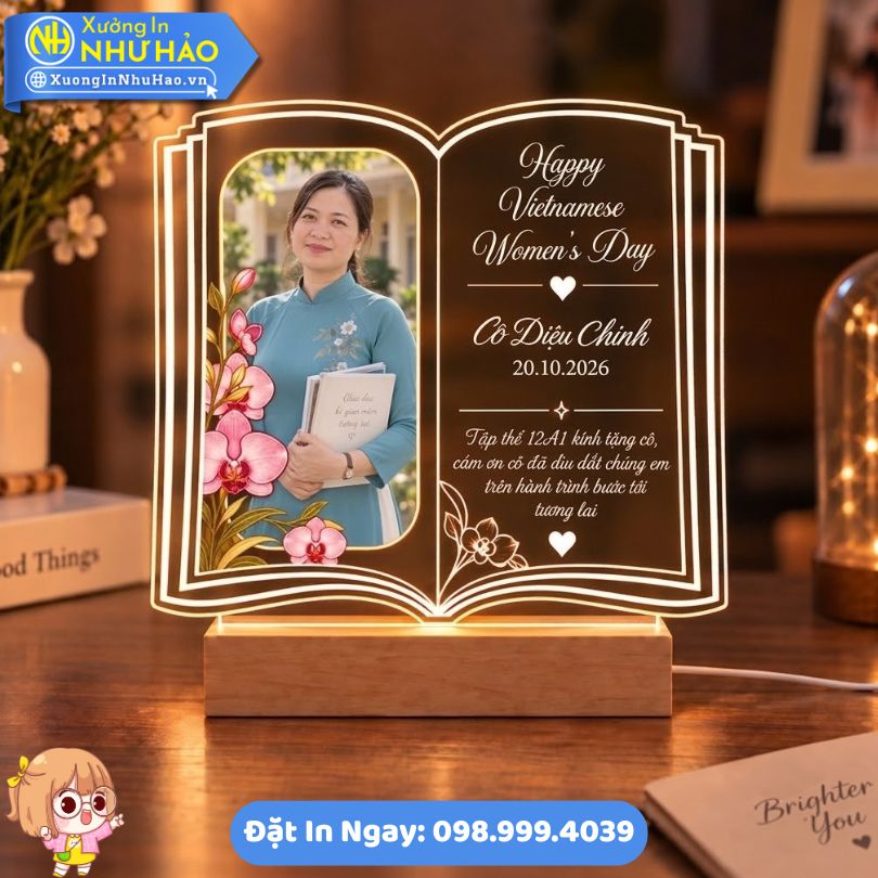 Den Ngu In Hinh Theo Yeu Cau Quà Tặng 20/10 - Đèn Ngủ In Hình Thiết Kế Theo Yêu Cầu - Bền Đẹp Ánh Sáng Ấm Áp Giá Tận Xưởng
